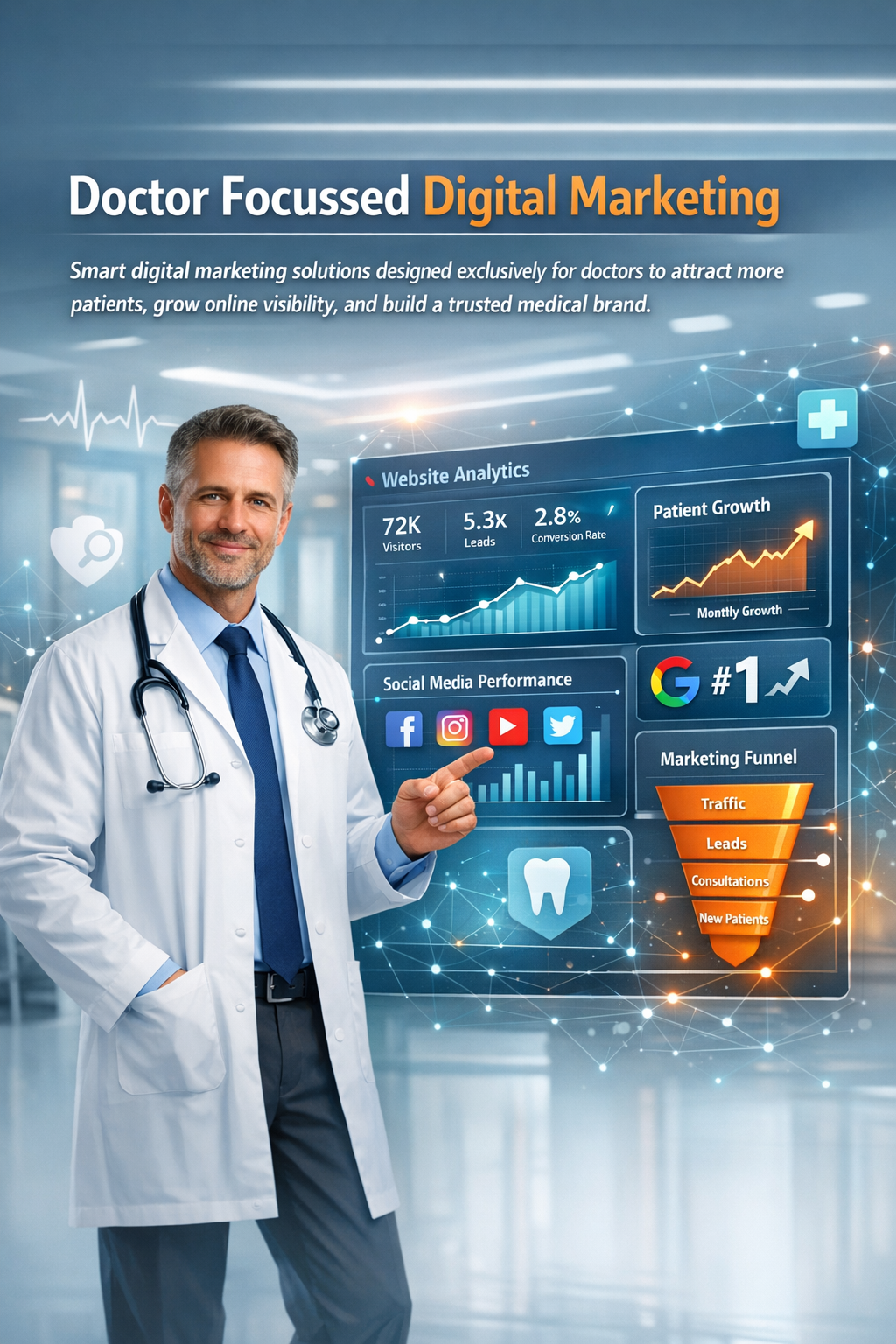 Digital Marketing Strategy For Doctor Brand Authority Growth