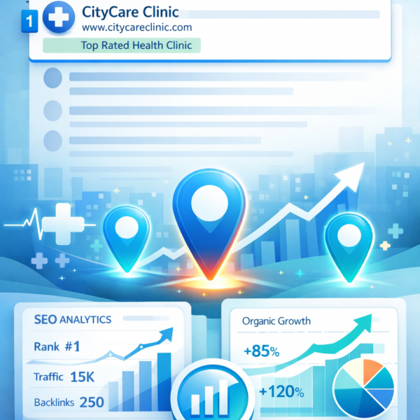 Organic Traffic Growth After SEO For Clinic