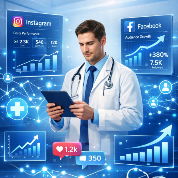 Doctor Social Media Presence Building Brand Authority