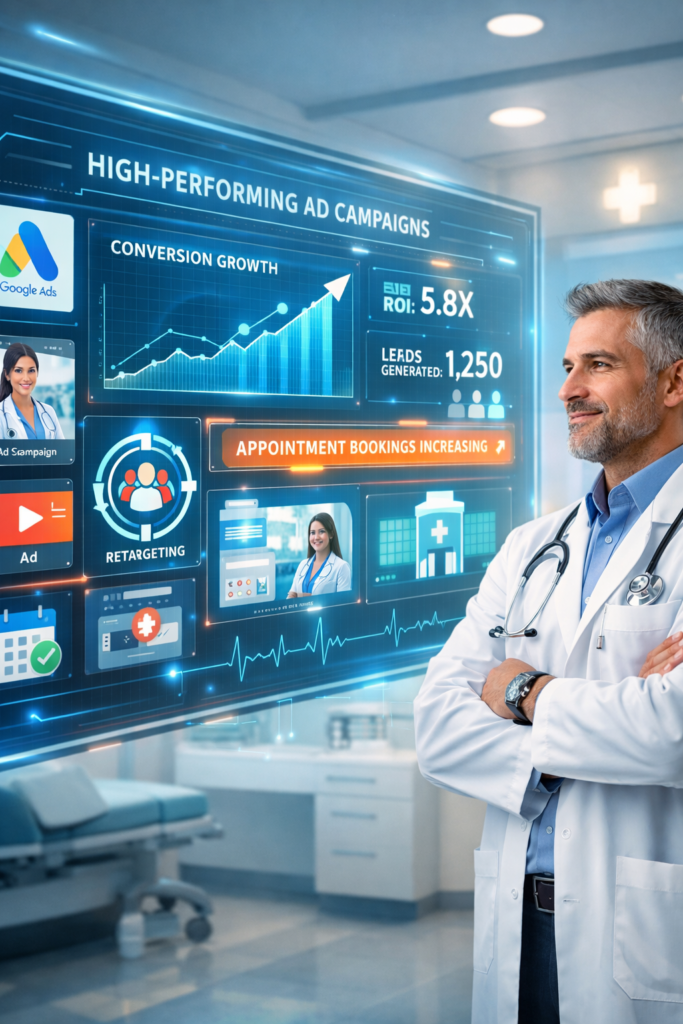 Google Ads Campaign Results For Doctor Clinic