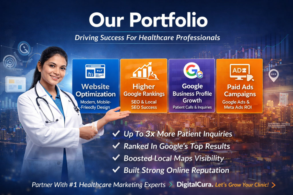 Digital Marketing Portfolio For Doctors And Clinics